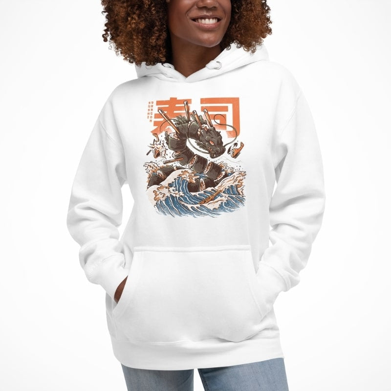 Japan Hoodie - Sushi Dragon