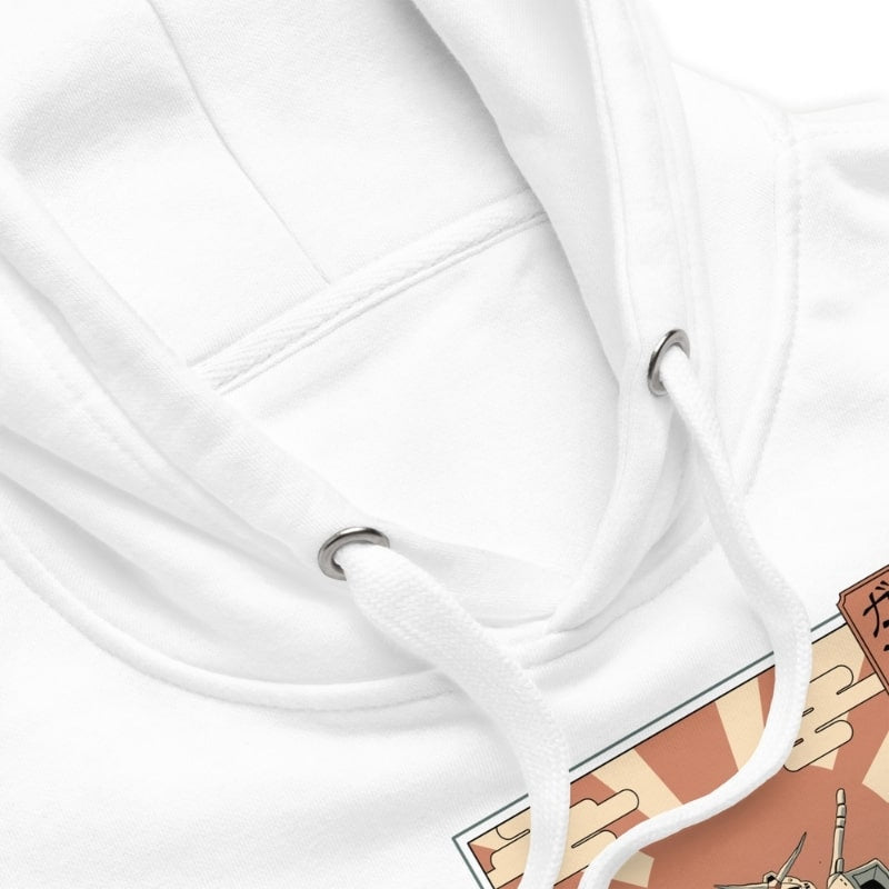 Japan Hoodie - Ukiyo-e Mecha & Fuji