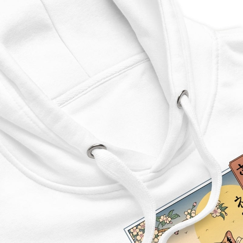 Japan Hoodie - Ukiyo-e Neko Sakura