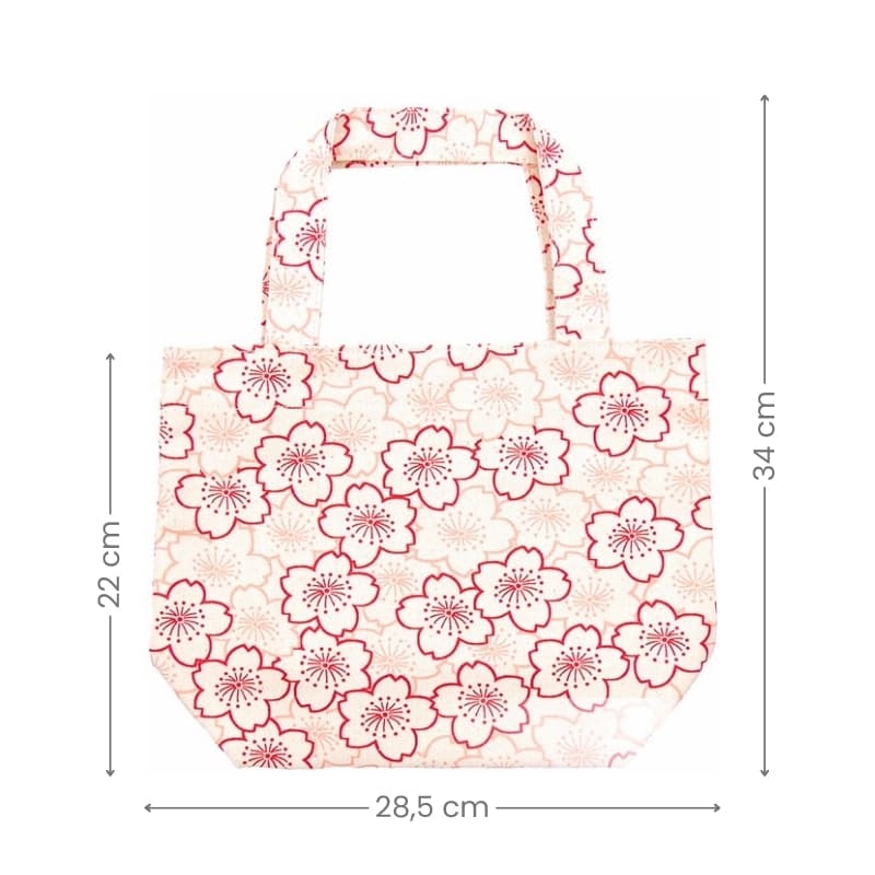 Japan Tote Bag - Sakura Pink