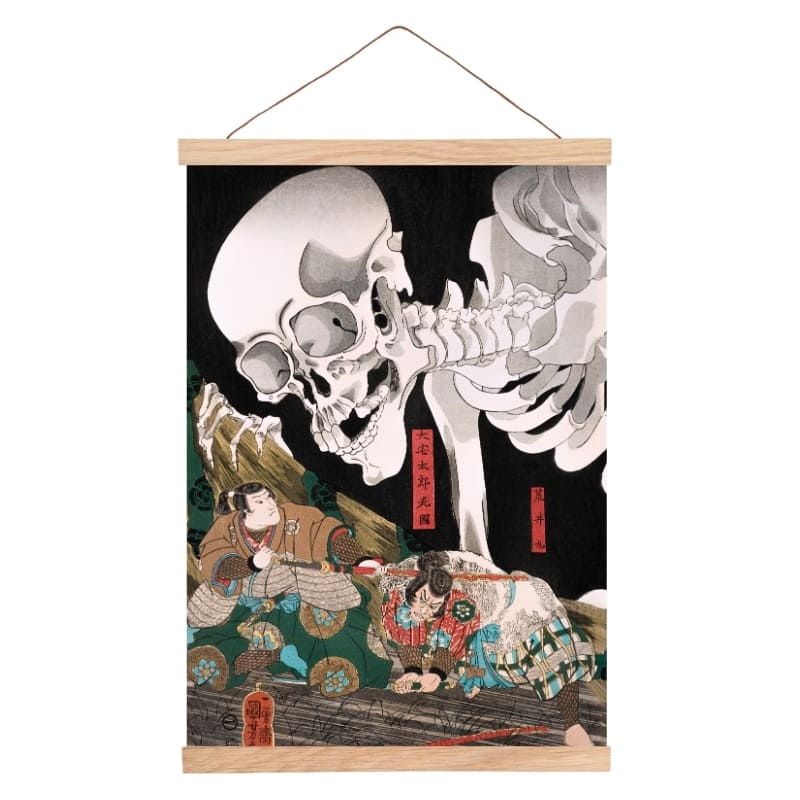 Japanische Drucke - Gashadokuro A3