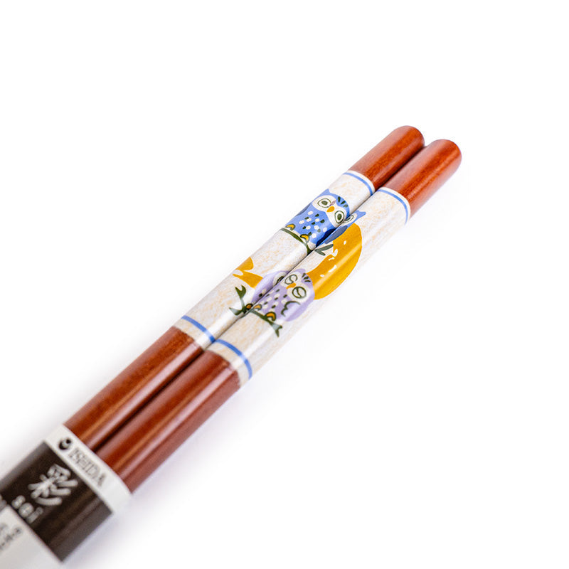 Japanische Essstäbchen „Eule Fukurou“