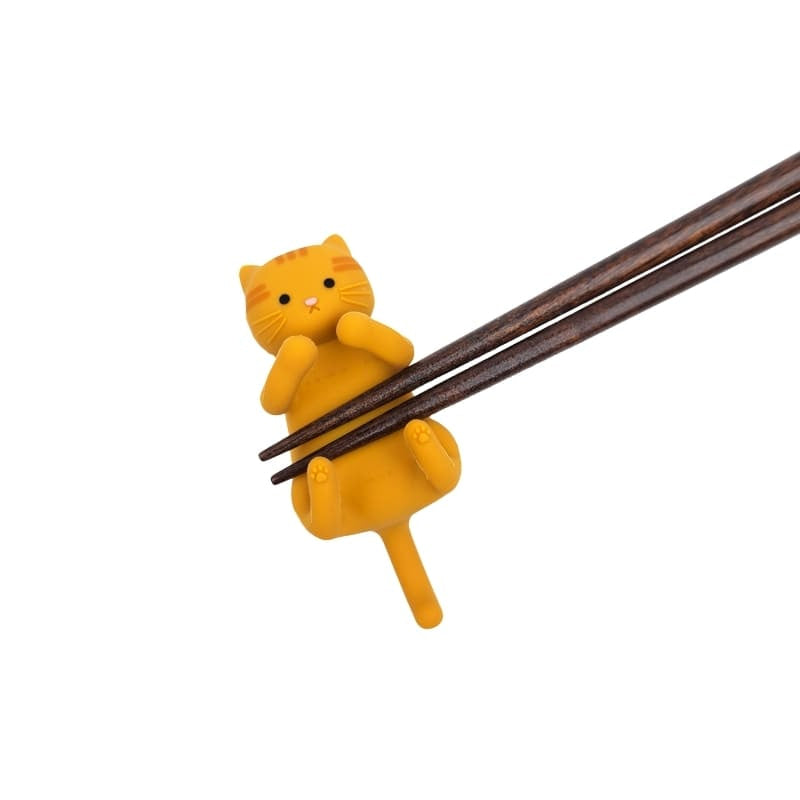 Japanische Essstäbchen Kawaii - Rote Katze