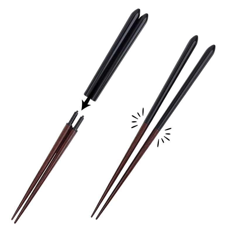 Japanische Essstäbchen mit Etui