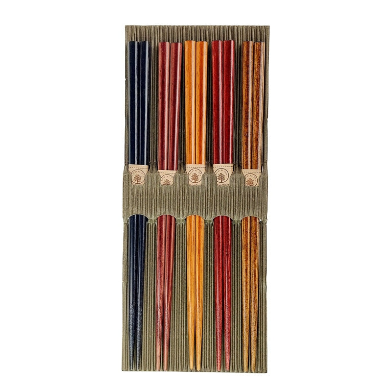 Japanische Essstäbchen Set aus Holz