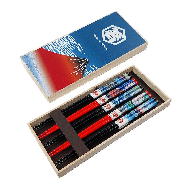 Japanische Essstäbchen Set Fuji