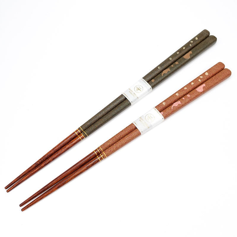 Japanische Essstäbchen Set Katze