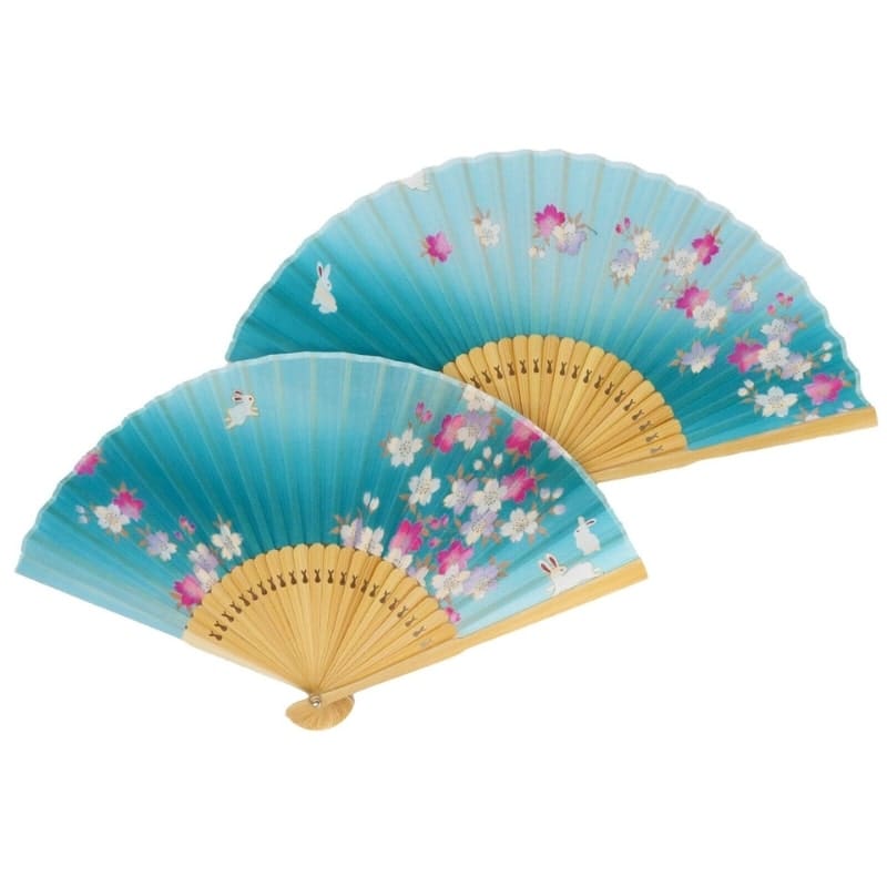 Japanische Fächer Türkis Usagi