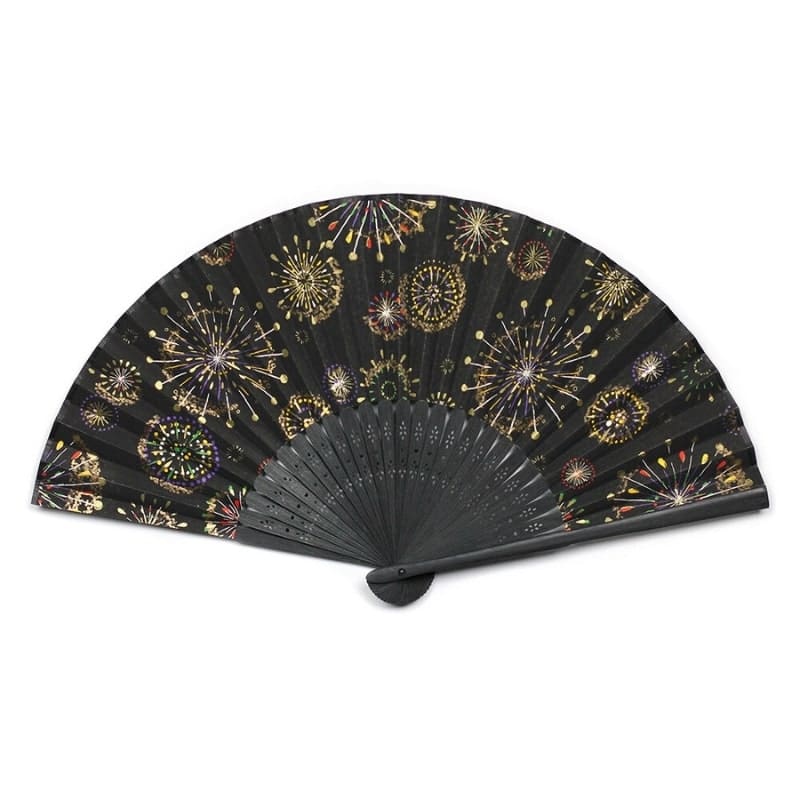 Japanische Fächer Yuzen Hanabi