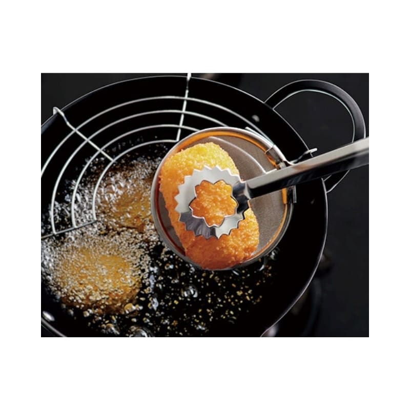 Japanische Frittierzange aus Edelstahl