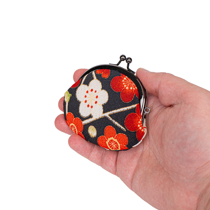 Japanische Gamaguchi-Geldbörse - Ume