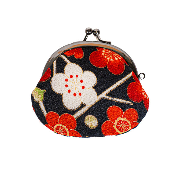 Japanische Gamaguchi-Geldbörse - Ume