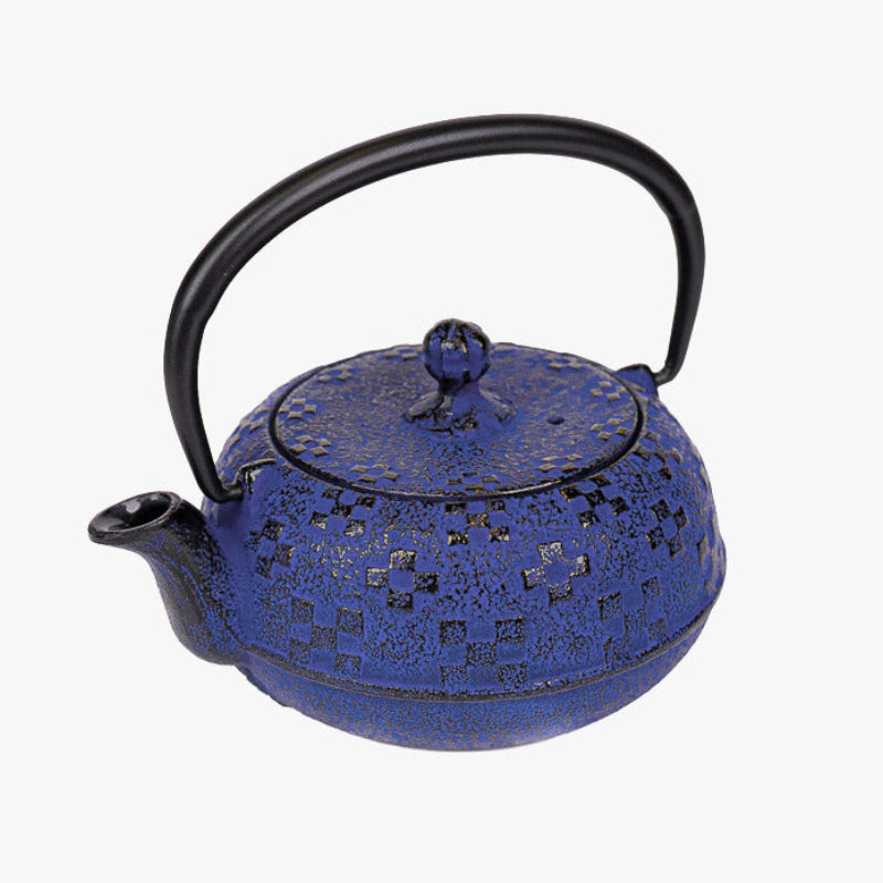 Japanische Gusseisen Teekanne – Tetsubin Indigo