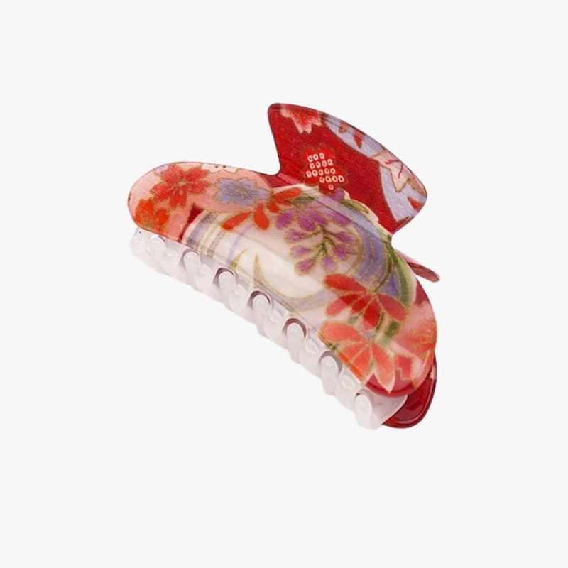 Japanische Haarklammern Rot