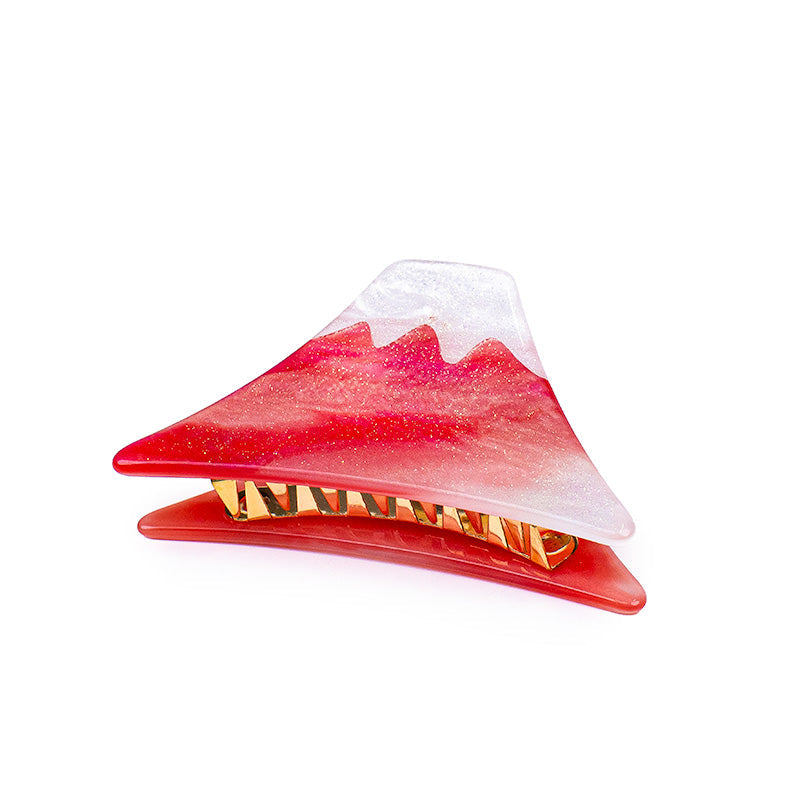 Japanische Haarspange - Fuji Berg Rosa