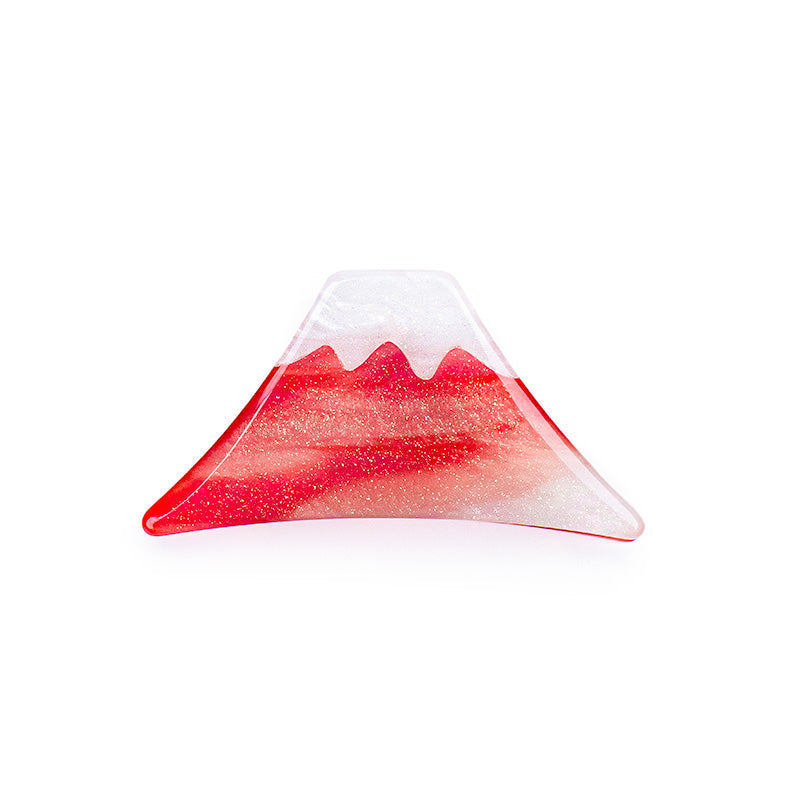 Japanische Haarspange - Fuji Berg Rosa