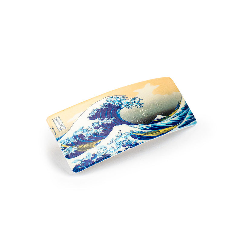 Japanische Haarspange - Große Welle von Kanagawa