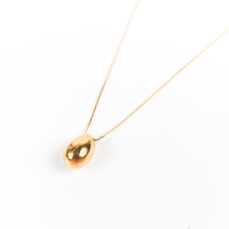Japanische Halskette Goldener Tropfen