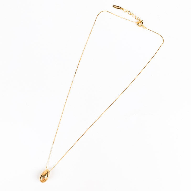 Japanische Halskette Goldener Tropfen