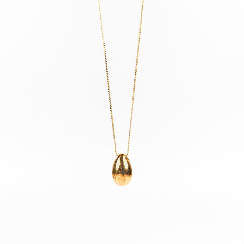 Japanische Halskette Goldener Tropfen