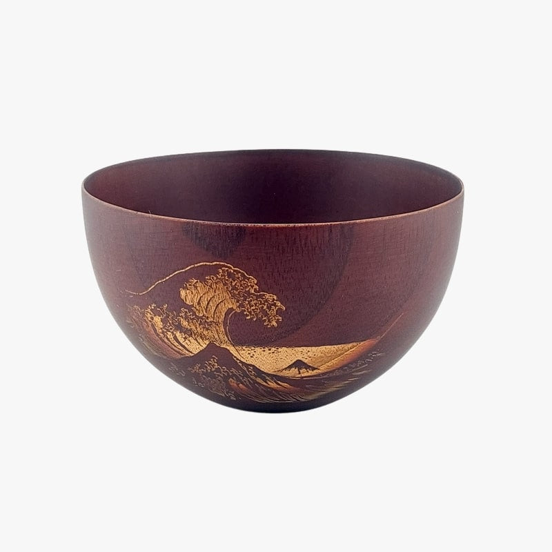 Japanische Holzschale - Kanagawa