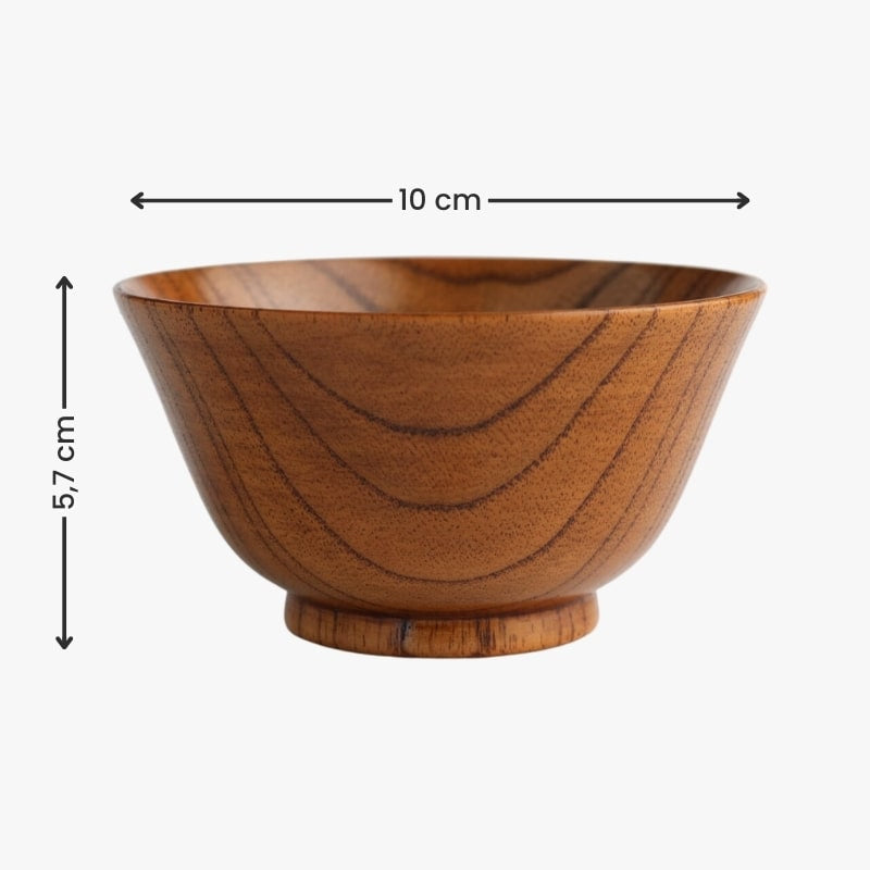 Japanische Holzschale - Urushi
