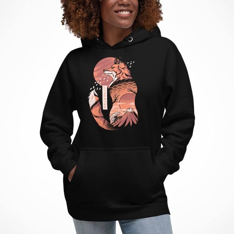 Japanische Hoodie - Fuchs