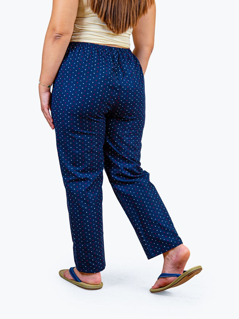 Japanische Hose Damen – Marineblaue Arare