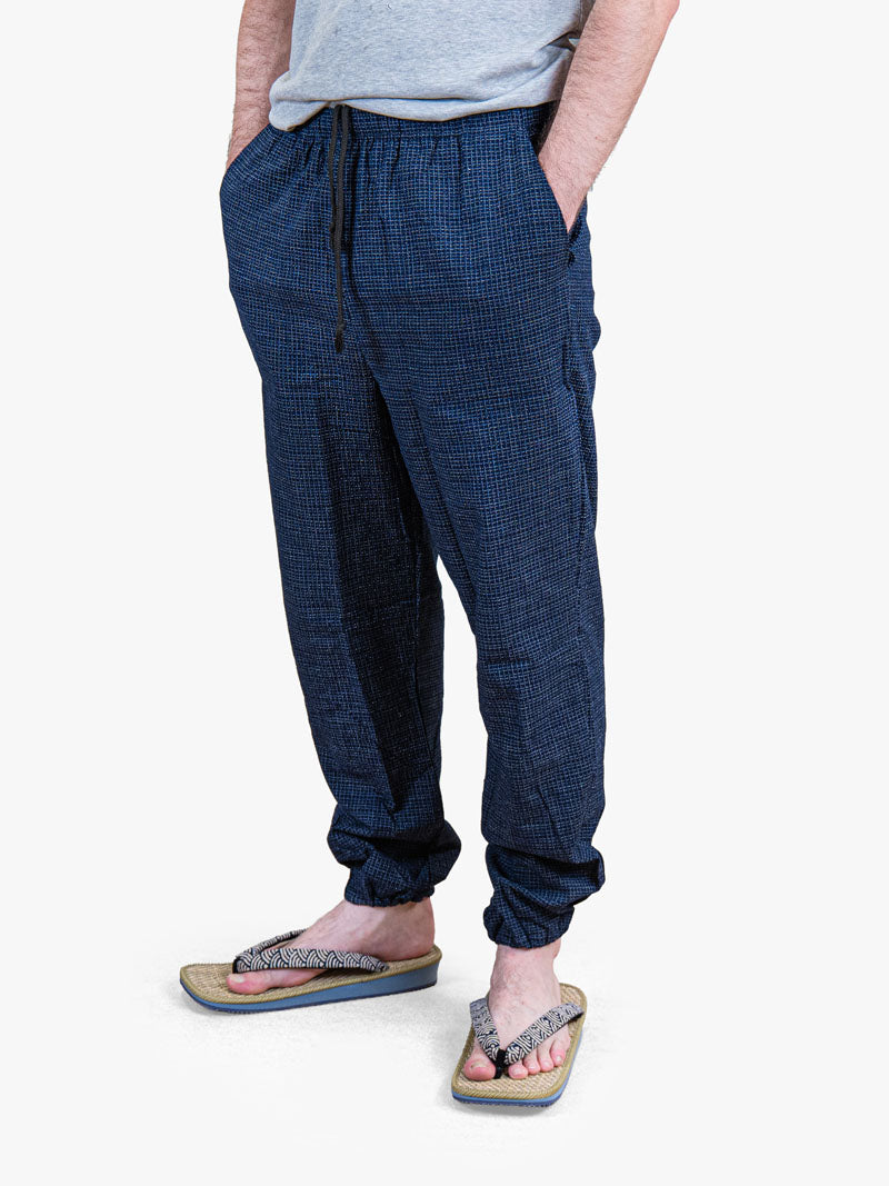 Japanische Hose Herren – Nachtblaue Kōshi-Karo