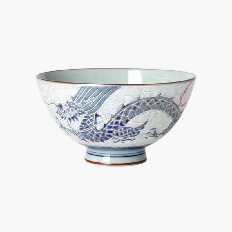 Japanische Keramikschale Drachen