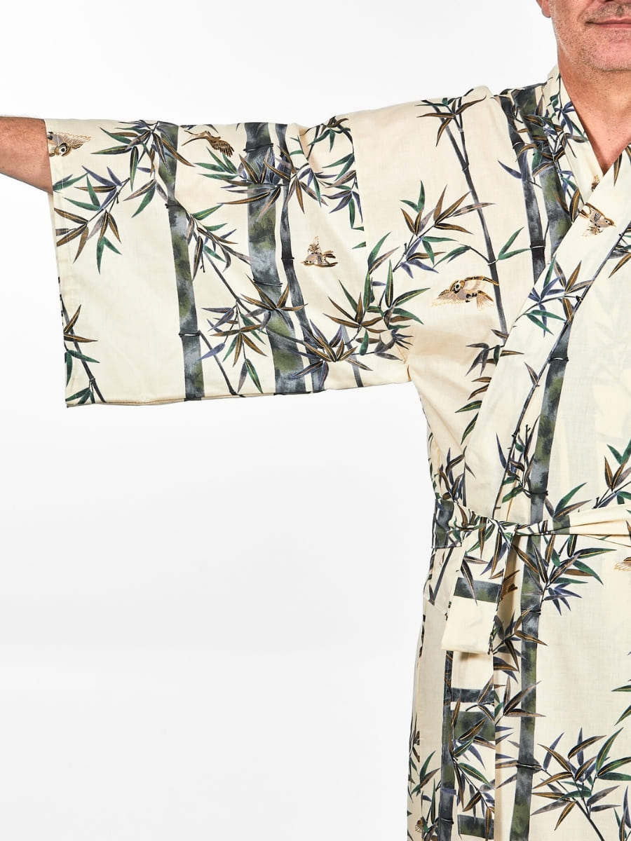 Japanische Kimono Herren - Bambus Einheitsgröße