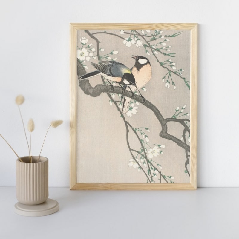 Japanische Kirschblüte Wandbild A3