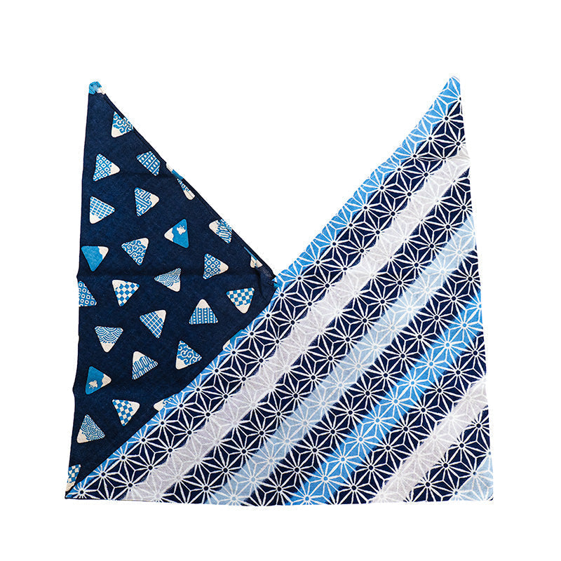 Japanische Knotentasche Azuma Bukuro Indigo