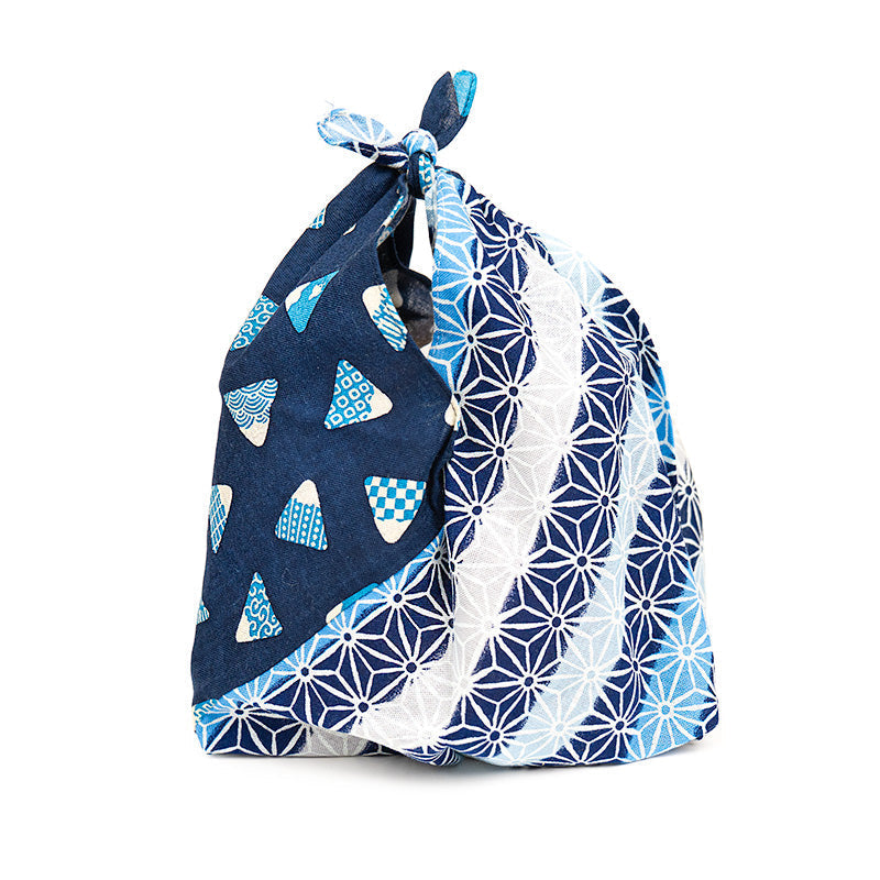 Japanische Knotentasche Azuma Bukuro Indigo
