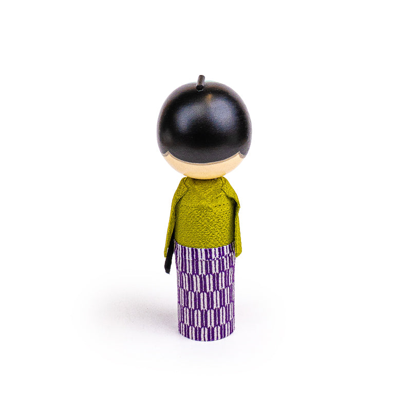 Japanische Kokeshi Puppe - Junger Samurai