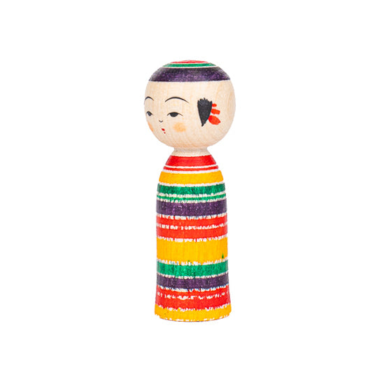 Japanische Kokeshi-Puppe - Yajiro Tsukuritsuke - 6 cm