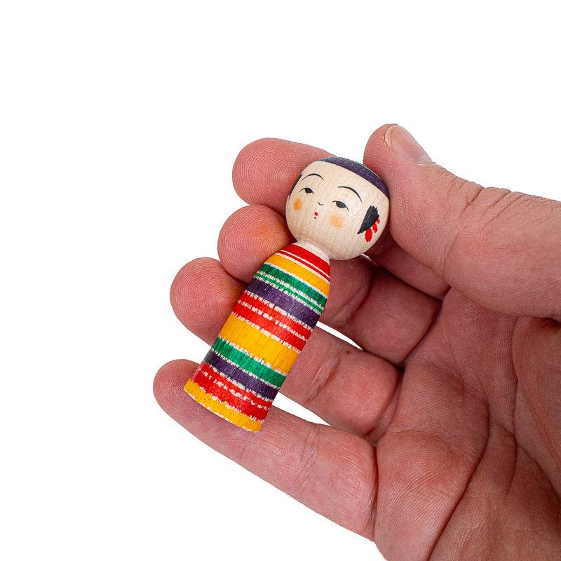 Japanische Kokeshi-Puppe - Yajiro Tsukuritsuke - 6 cm