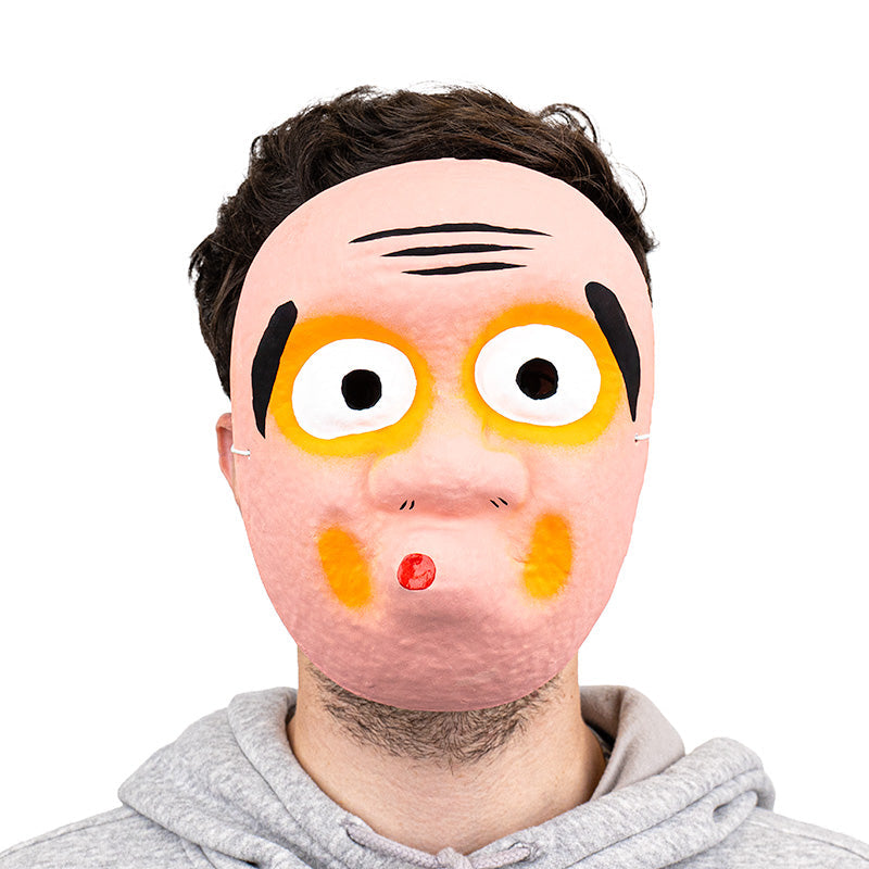 Japanische Maske aus Pappmaché - Hyottoko