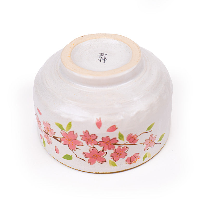 Japanische Matcha-Schale Kirschblüten
