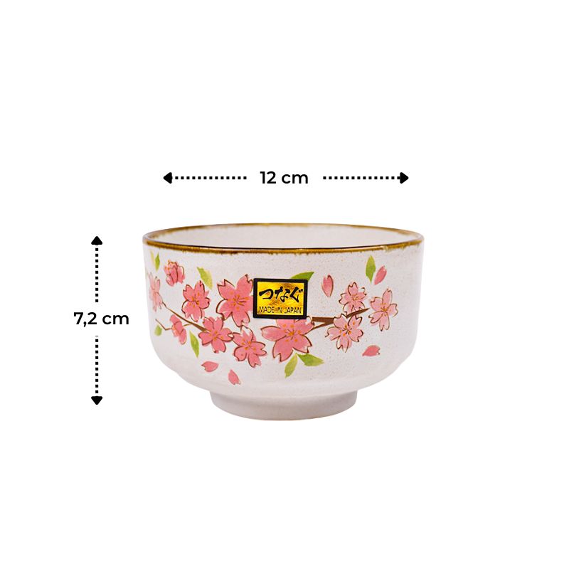 Japanische Matcha-Schale Kirschblüten