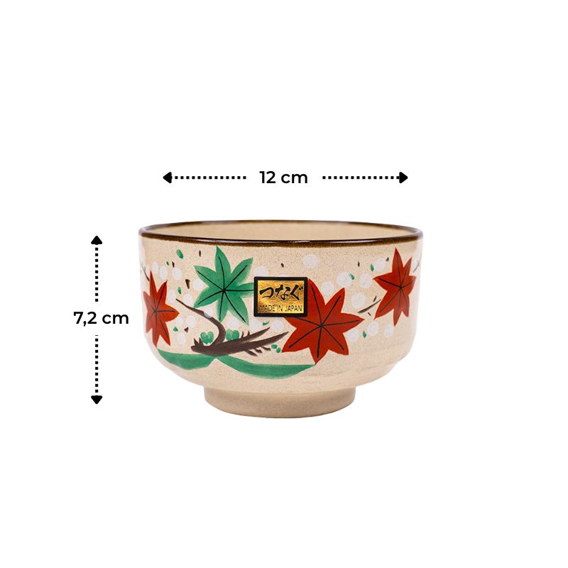 Japanische Matcha-Schale Momiji
