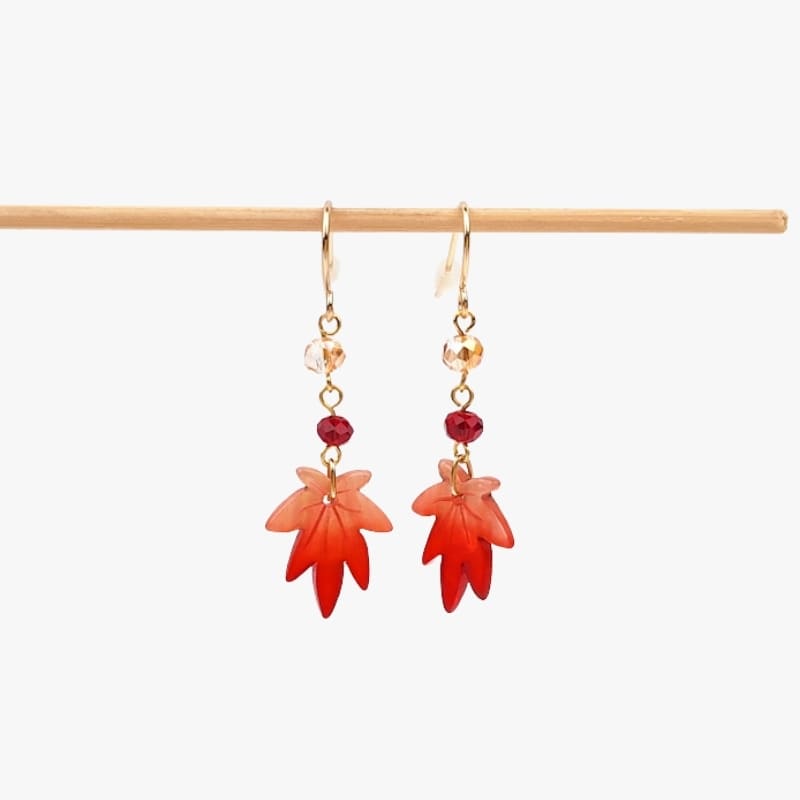 Japanische Ohrringe Momiji
