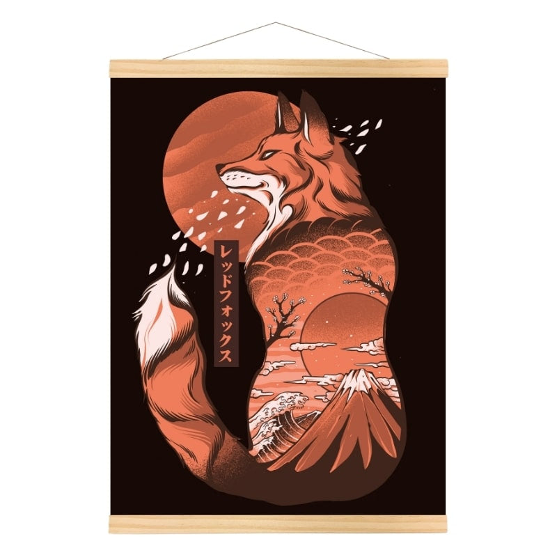 Japanische Poster - Fuchs A3