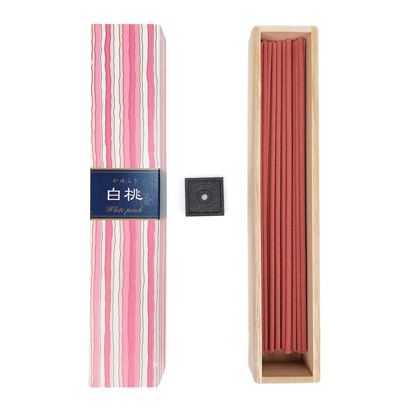 Japanische Räucherstäbchen Weißer Pfirsich