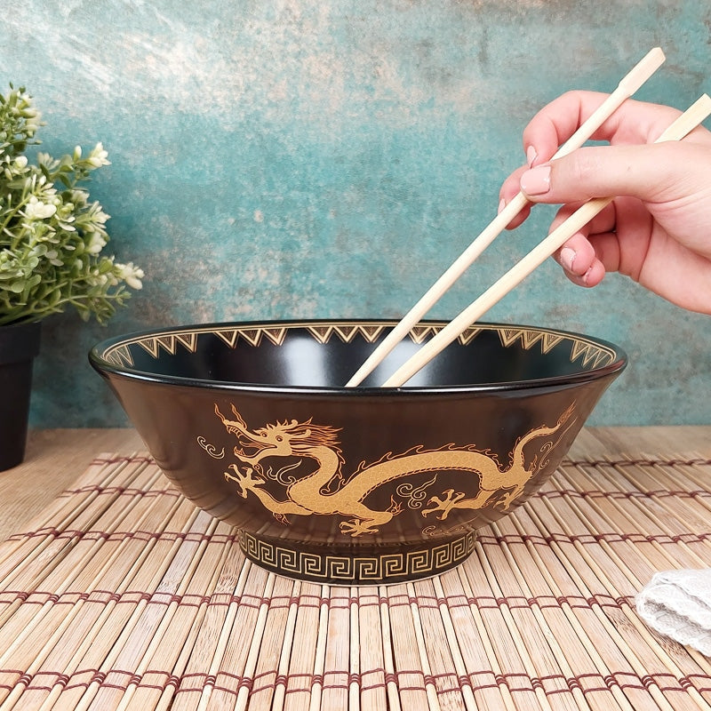Japanische Ramenschale - Schwarz