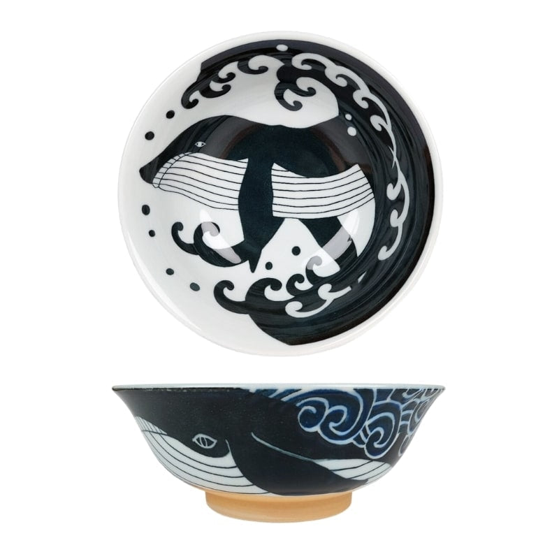 Japanische Ramenschale Walfisch