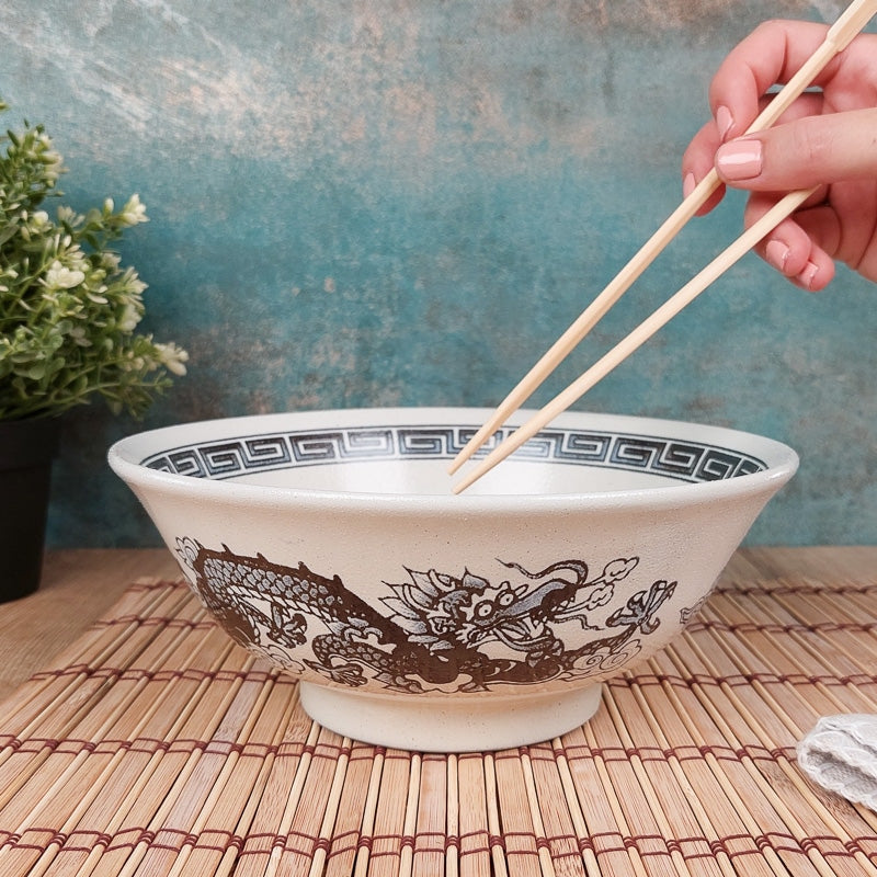 Japanische Ramenschale Weiß