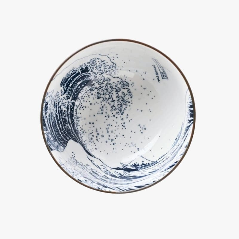 Japanische Reisschüssel - Hokusai