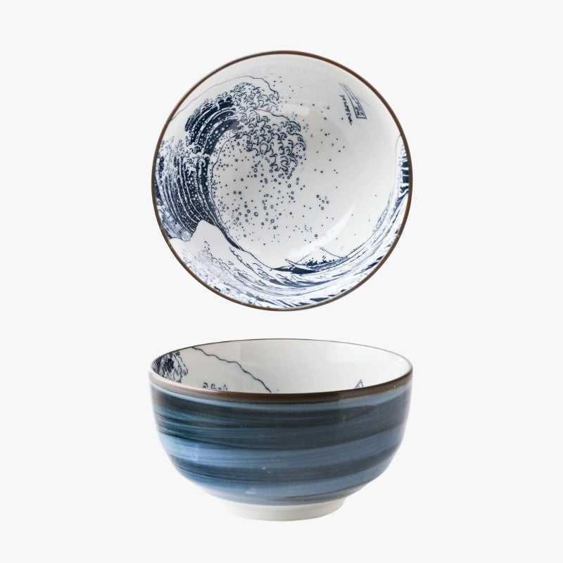 Japanische Reisschüssel - Hokusai