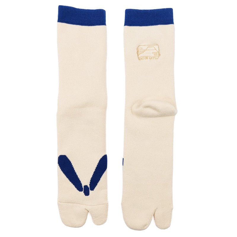 Japanische Socken Flip-Flops - Beige EU 37-42